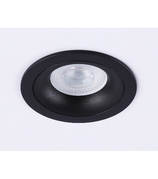 Светильник встраиваемый Ambrella light TN102724 BK черный GU5.3 92*92*23