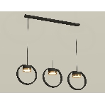 Светильник Ambrella light XB9107103/3 SBK/PYG черный песок/золото желтое полированное GX53 (C9107, N8124), фото3