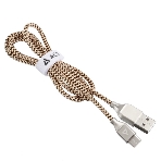 Кабель USB ACD-Titan Type-C ~ USB-A Нейлон, 1м, желто-черный, фото7
