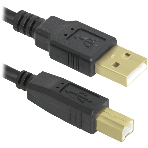 Кабель Defender USB04-10 PROКабель USB 2.0 для соед. 3.0м AM/BM, зол.конт, 2фер.фил., фото3