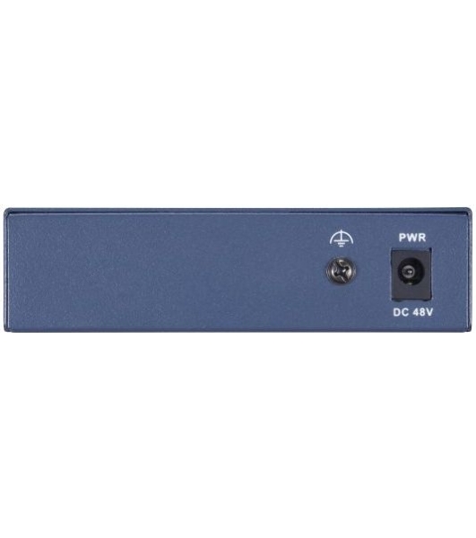 Коммутатор Hikvision DS-3E0505P-E, 4×1 Гбит/с PoE+ + 1×1 Гбит/с, неуправляемый