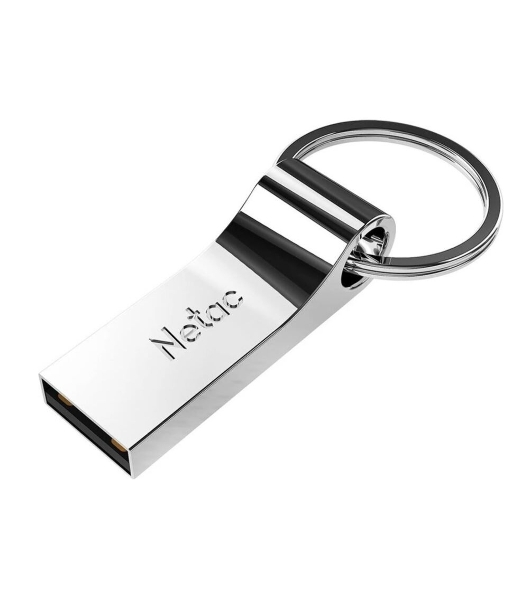 Флешка USB Netac U275 (NT03U275N-064G-20SL), 64Gb, USB 2.0, R/W 50/15, серебристый