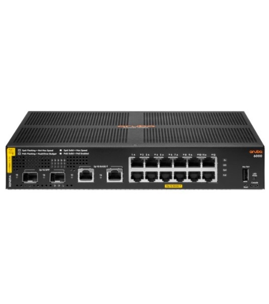 Коммутатор HPE Aruba 6000 R8N89A#ABB 2SFP 12PoE 139W управляемый