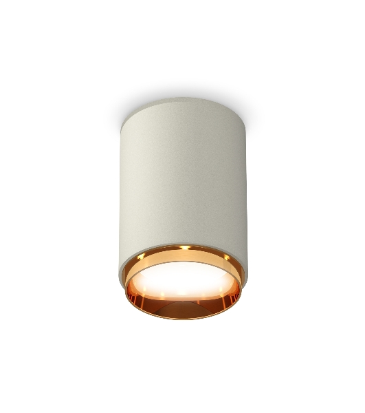 Светильник Ambrella Light XS6314024 SGR/PYG серый песок/золото желтое полированное MR16 GU5.3 (C6314, N6124)