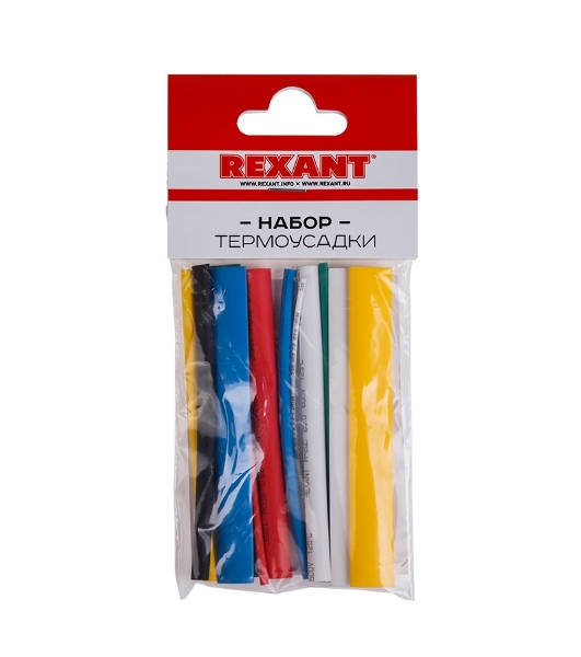 Термоусаживаемые трубки Rexant MULTICOLOR 2:1 (Набор 13 шт.)