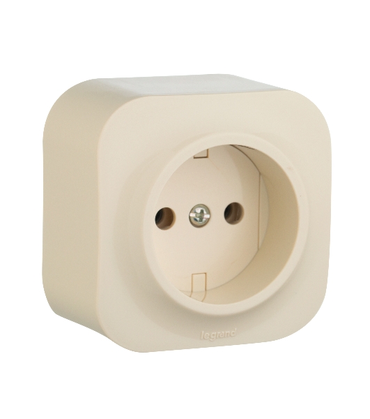 Розетка без заземления без шторок (Слоновая кость) Legrand 782240