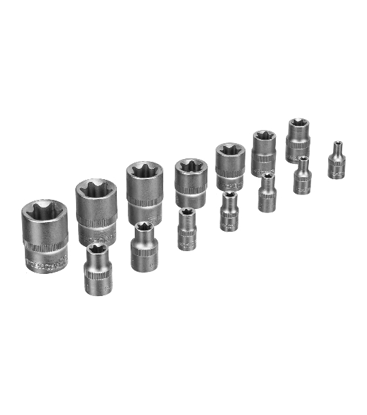 Набор инструментов Сибртех, 1/2', 3/8', 1/4', пластиковый кейс 215 предметов