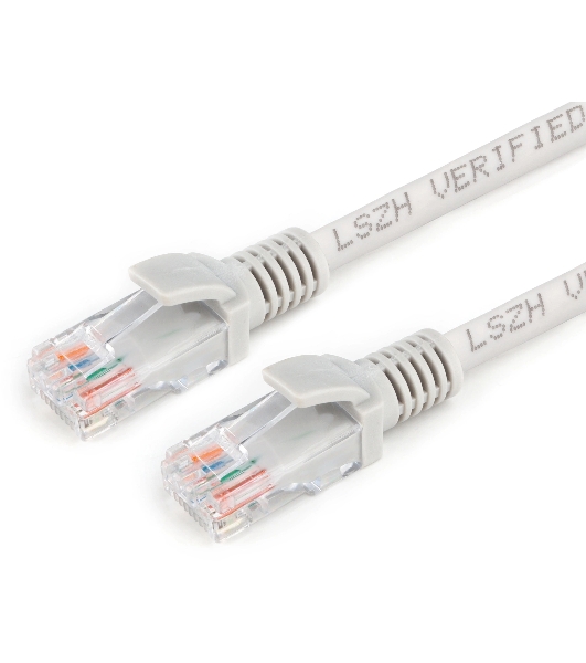 Патч-корд Premier PP31-1.5M-LSZH 1Гбит/с UTP 4 пары cat.5E CCA molded 1.5м серый RJ-45 (m)-RJ-45 (m)