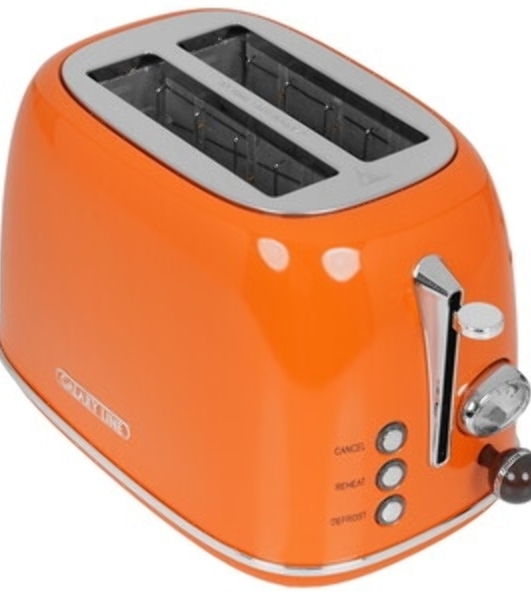 Тостер Galaxy Line GL 2921 апельсиновый фреш, 900 Вт, 2 слота