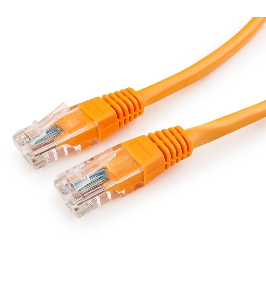 Патч-корд UTP Cablexpert cat.5e, 0.25м, литой, многожильный, оранжевый
