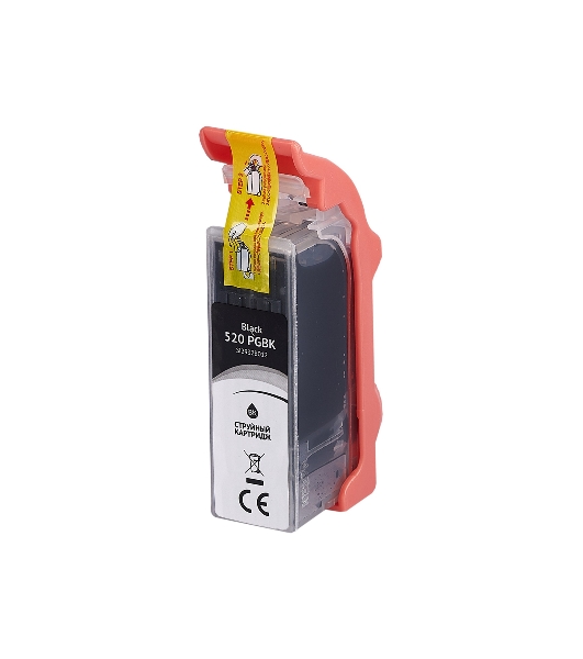 Картридж струйный Sakura 2932B004 (520 PG Black) для Canon, черный, 16 мл., 340 к.