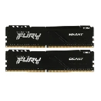 Оперативная память Kingston Fury Beast, DDR4, 32GB (2x16GB), 3200MHz, CL16, DIMM, с радиатором, черный, фото13