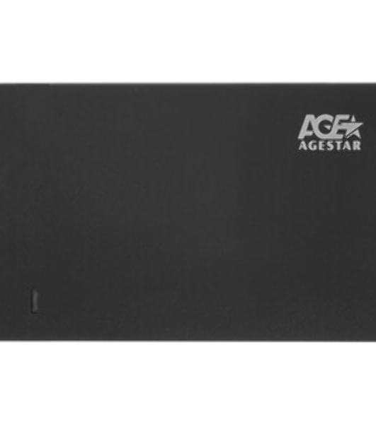 Внешний корпус для HDD AgeStar 3UB2P3 SATA III пластик черный 2.5'