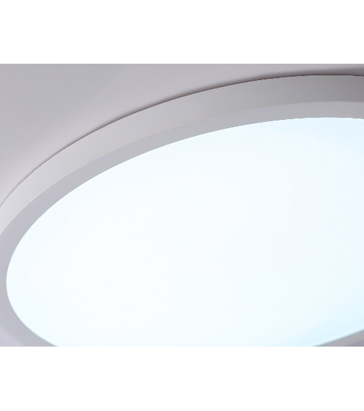 Светильник светодиодный ультратонкий Ambrella light FZ1959 WH белый IP54 40W 5000K D470*15 (Без ПДУ)