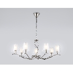 Люстра Ambrella light LH57083/7 SN/FR никель/белый матовый E14/7 max 40W D840*790, фото5