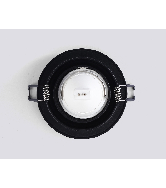 Светильник встраиваемый Ambrella light TN102724 BK черный GU5.3 92*92*23