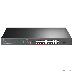Коммутатор TP-Link 16-port 10/100Mbps + 2-port Gigabit unmanaged switch with 16 PoE+ ports, compliant with 802.3af/at PoE, 150W PoE budget,  support 250m Extend Mode, priority mode and Isolation mode, rackmount, plug and play., фото10