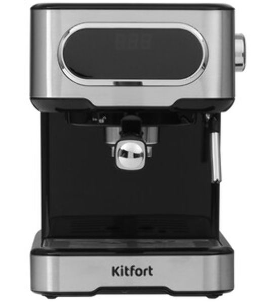 Кофеварка капельная Kitfort KT-765 1100Вт серебристый/черный