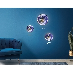 Настенно-потолочный светодиодный светильник Ambrella light FW11133 BK черный 25W LED 3000-6400K D400*38, фото4