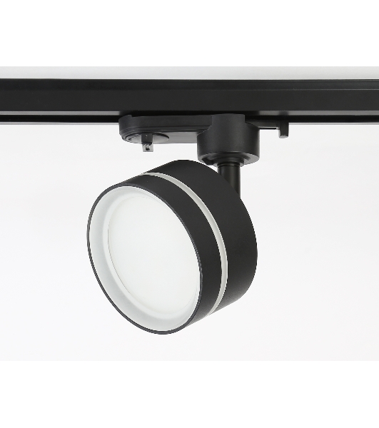 Трековый светильник Ambrella light GL5385 BK/FR черный/белый матовый GX53 max 12W