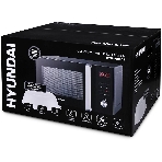 Микроволновая печь Hyundai HYM-M2062 черный, 23 л, 800 Вт, переключатели - кнопки, поворотный механизм, фото11