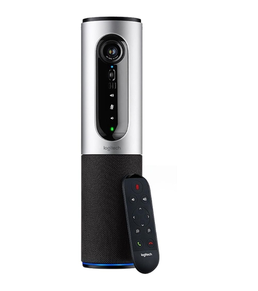 Веб-камера Logitech ConferenceCam Connect 1920x1080, 30 кадр/с, USB, микрофон (2 шт, шумоподавление), автофокус, автоосвещение, серебристый
