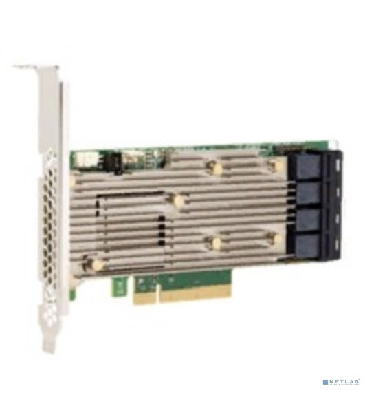 Контроллер MegaRAID 9460-16I SGL (05-50011-00), PCIe 3.1 x8 LP, SAS/SATA/NVMe, RAID 0,1,5,6,10,50,60, 16port(4 * int SFF8643), 4Gb Cache, 3516ROC