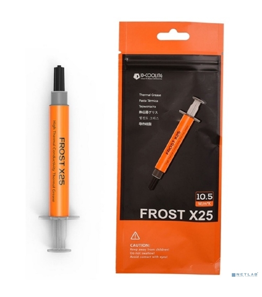 Термопаста ID-COOLING FROST X25 2g (200шт/кор,Thermal Paste) Retail