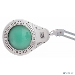 Лупа на струбцине Rexant, круглая, 5D, с подсветкой 108 LED, белая, фото6