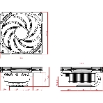 Кулер для процессора ID-COOLING IS-50X-V3 черный 120мм алюминий/медь 2000rpm 31.2db 4-pin 130W 56мм, фото15