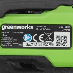 Дрель-шуруповерт GREENWORKS GD24DD35, 24 В, 2 Ач, 35 Нм, бесщеточный, фото9
