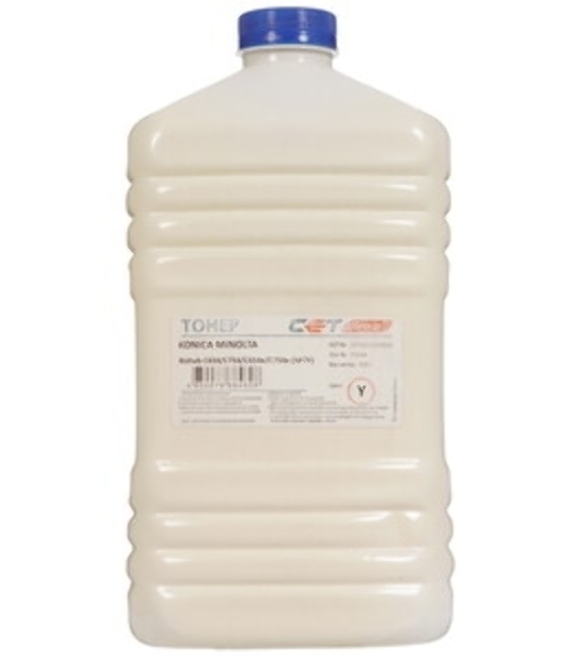 Тонер CET NF7Y TN-711Y/514Y желтый бутылка 500гр. для принтера Konica Minolta Bizhub C654/C754/C654e/C754e