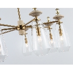 Люстра Ambrella light LH53306/7 BS/CL латунь/прозрачный E14*7 max 40W D770*925, фото4