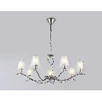 Люстра Ambrella light LH57083/7 SN/FR никель/белый матовый E14/7 max 40W D840*790, фото3