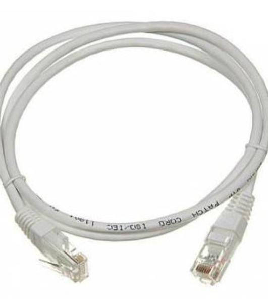 Патч-корд LANMASTER TWT UTP cat.5e, с заливными колпачками, 2.0 м, серый