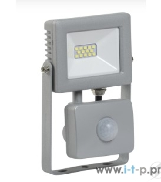 Прожектор IEK LPDO702-10-K03 СДО 07-10Д светодиодный серый с ДД IP44 IEK