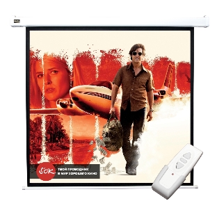 Экран Sakura 183x183см Motoscreen 1:1 настенно-потолочный (моторизованный) 102' Matt White (MW)