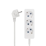Удлинитель PROconnect STANDARD 3 гнезда, 1.5 м, 2х0.75 мм², б/з, белый, фото2