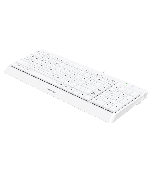 Клавиатура проводная A4Tech Fstyler FK15, USB, белый