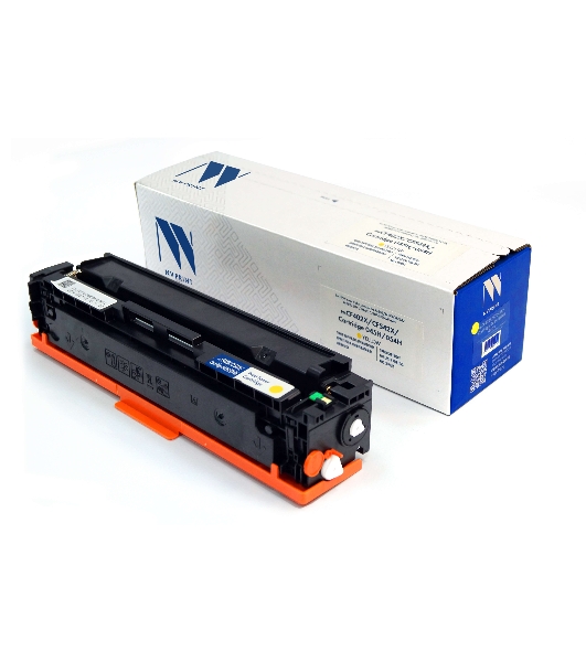 Картридж лазерный NVPrint совместимый NV-CF402X/CF542X/045H/054H Yellow универсальные для HP/Canon Color LaserJet Pro M252/M274/M254/M280/611C/MF631C/LBP-620/MF-640 (2500k)