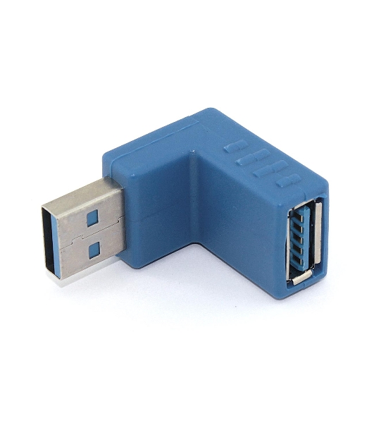 Угловой удлинитель USB Type A с поворотом вниз