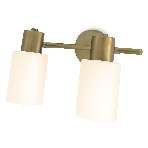 Светильник Ambrella light TR3969/2 BS/FR латунь/белый матовый  E27*2 max 40W 260*80*210, фото8