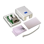 Розетка TWT (TWT-SM1-45-WH) настенная 1 порт RJ-45 категории 5е. UTP. белая, фото2