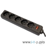 Сетевой фильтр Defender ES, 3.0 м, 5 розеток, черный, фото2