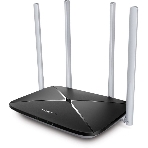 Беспроводный маршрутизатор Mercusys AC12, Dual Band, (867Мбит/с на 5 ГГц + 300Мбит/с на 2,4 ГГц)4 порта 100 Мбит/с, 4 фиксированных антенны, фото3