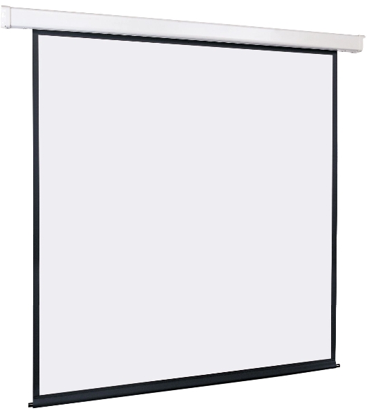 Экран LMC-100105 с электроприводом Lumien Master Control 244x244 см Matte White FiberGlass черная кайма по периметру