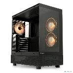 Компьютерный корпус HSPD F710, Panoramic Mid Tower, черный, TG, 0.5 SPCC, 3x120мм ARGb E-ATX, ATX, mATX, mITX 185/395/270мм 2x2.5', 1x3.5', 7xPCI 2xUSB-A 3.0 435x230x457мм, фото25
