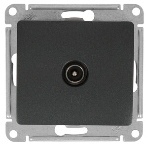 Механизм розетки TV Glossa 1DB оконечной антрацит SchE GSL000791, фото3