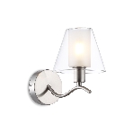 Настенный светильник Ambrella light LH57085 SN/FR никель/белый матовый E14 max 40W 230*140*200, фото9