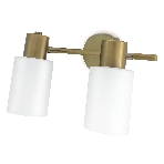 Светильник Ambrella light TR3969/2 BS/FR латунь/белый матовый  E27*2 max 40W 260*80*210, фото7